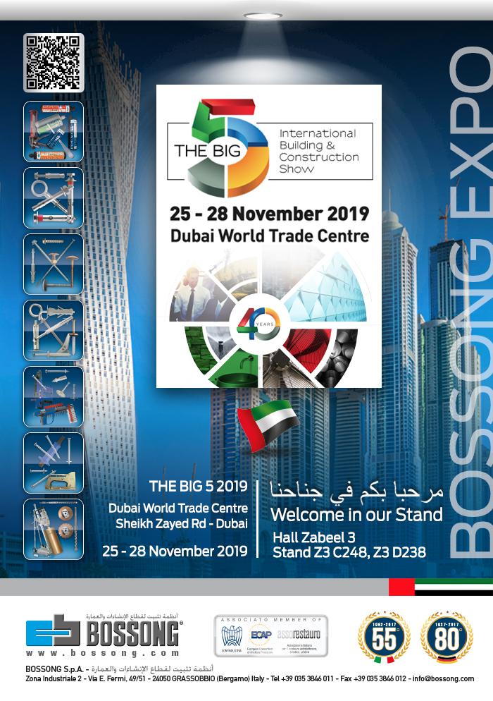 VISIT US @ THE BIG 5, DUBAI 25-28 NOVEMBER 2019